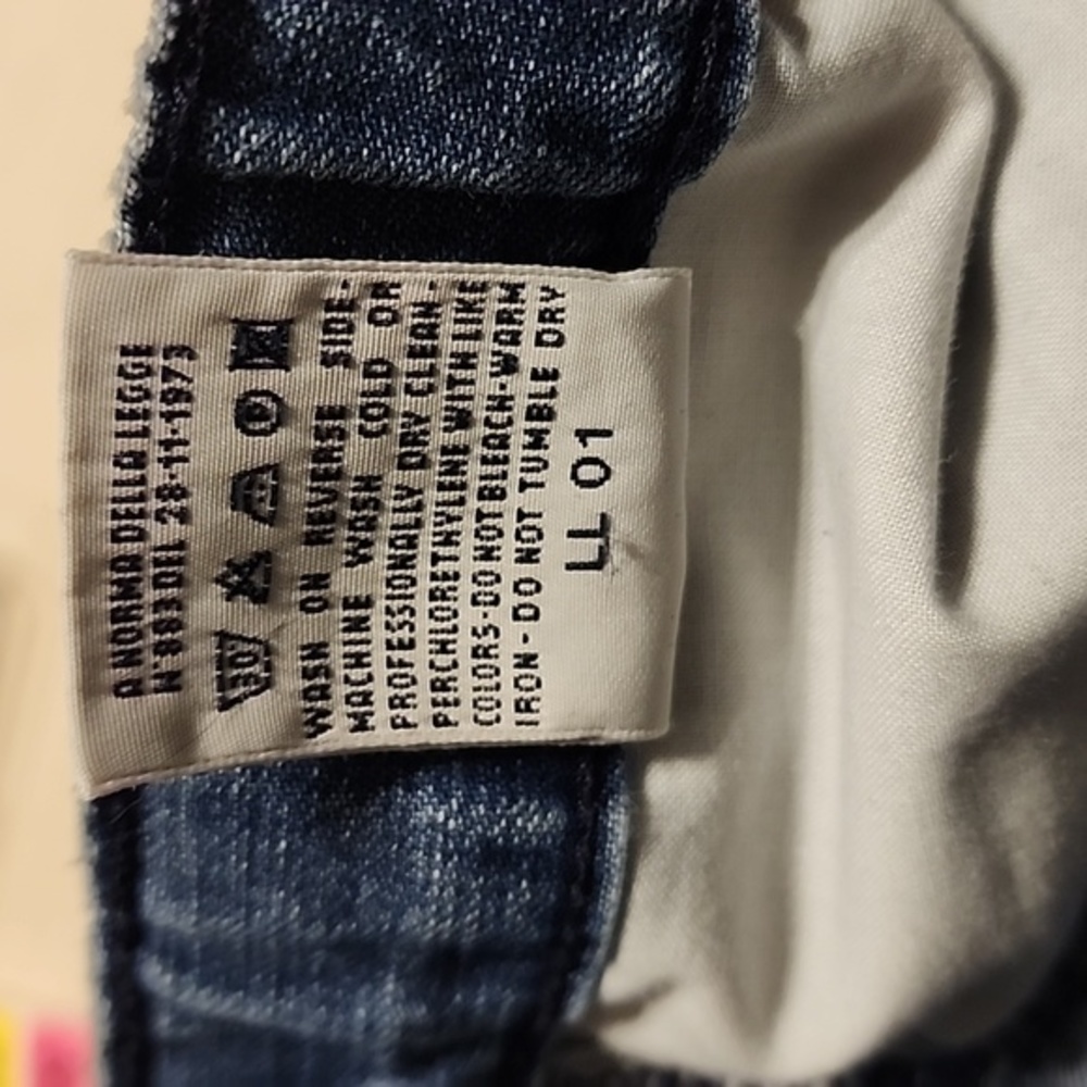 Versace Blue Straight Leg Jeans - Picture 8 of 15